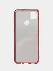 Розовый силиконовый чехол для Xiaomi Redmi 9C с кольцом
