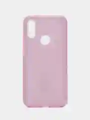 Розовый чехол для Xiaomi Redmi 7, глянцевые блестки