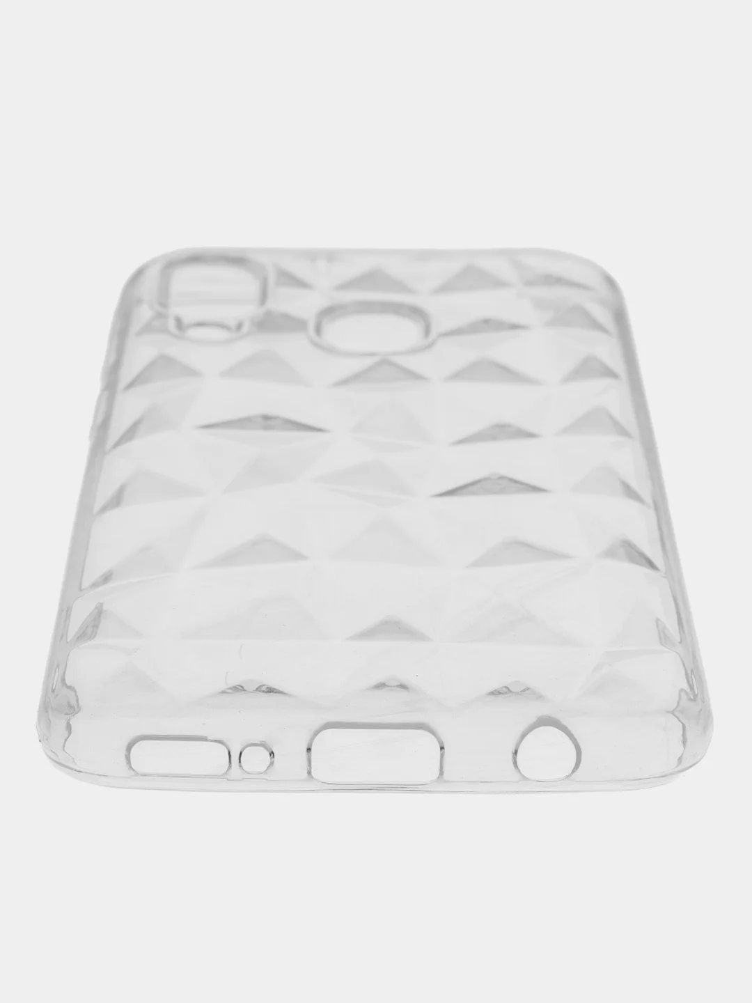 Силиконовый чехол для Samsung A40 прозрачный ромб