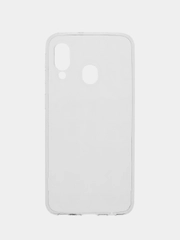Силиконовый чехол для Samsung A40 прозрачный ромб