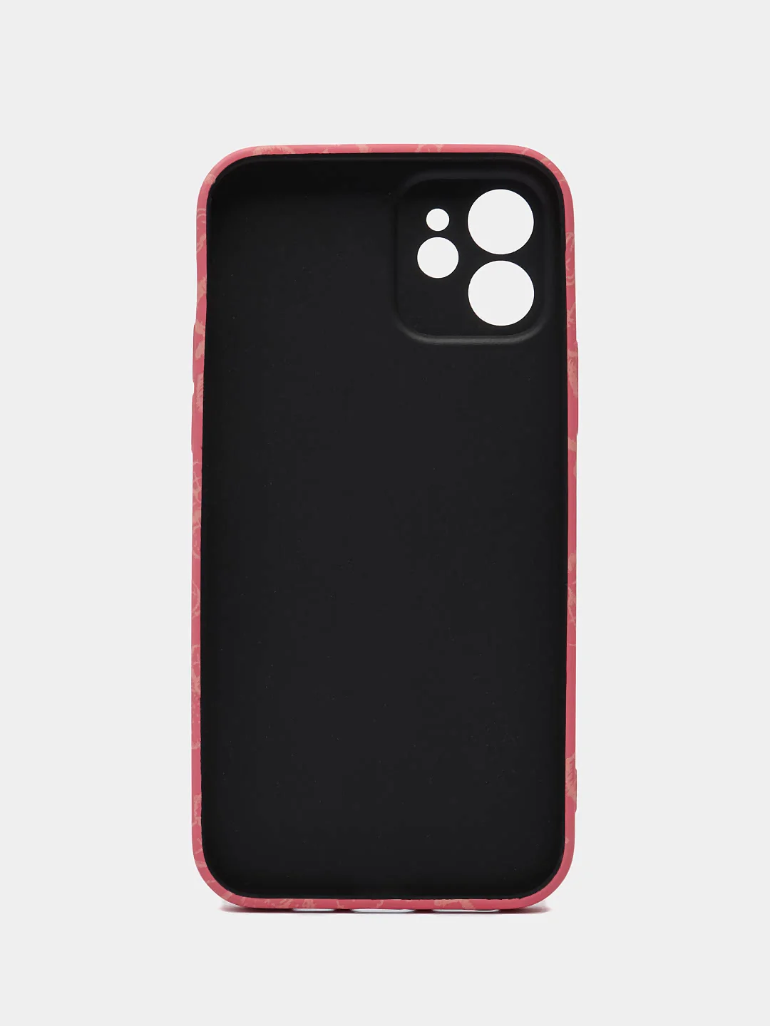 Кораллово-розовый чехол-накладка LUXO для Apple IPhone 12 с флуоресцентным рисунком