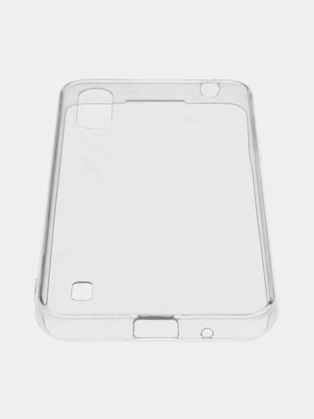 Чехол для Samsung A01, прозрачный силикон/пластик