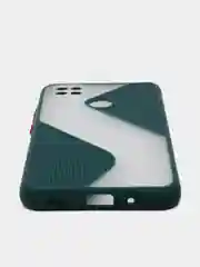 Зеленый чехол матовый протвоударный для Xiaomi Redmi 9C