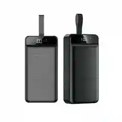 Белый power Bank с поддержкой QC3.0, 22,5 Вт, 100.000/ 90.000/ 80000 / 60000 / 50000 / 30000 мАч