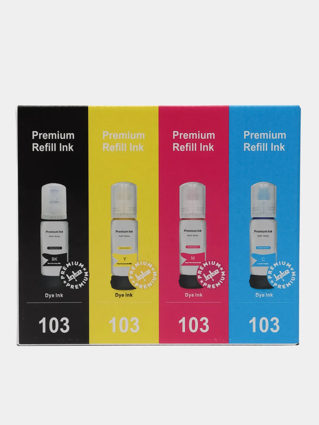 Чернила для Epson 103 для Epson L1110, L3100, L3110, L3150, L3151, L3160 4 цвета по 70мл