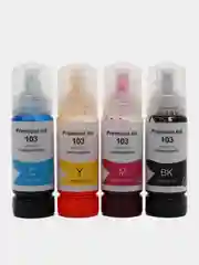 Чернила для Epson 103 для Epson L1110, L3100, L3110, L3150, L3151, L3160 4 цвета по 70мл
