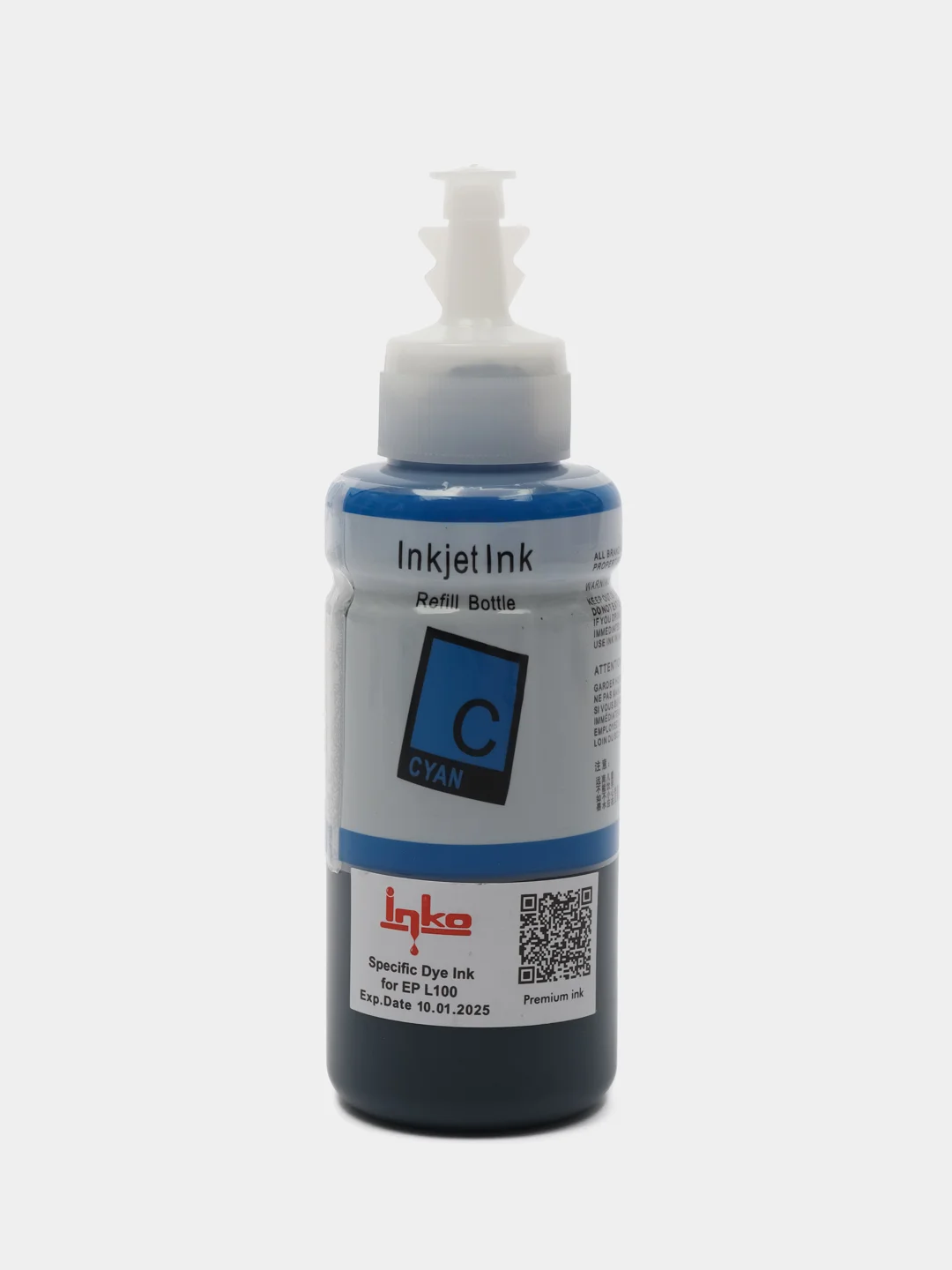 Синий чернила T664 для Epson L100, L110, L120, L200,L222, L210, L300, L350, L355 100 мл