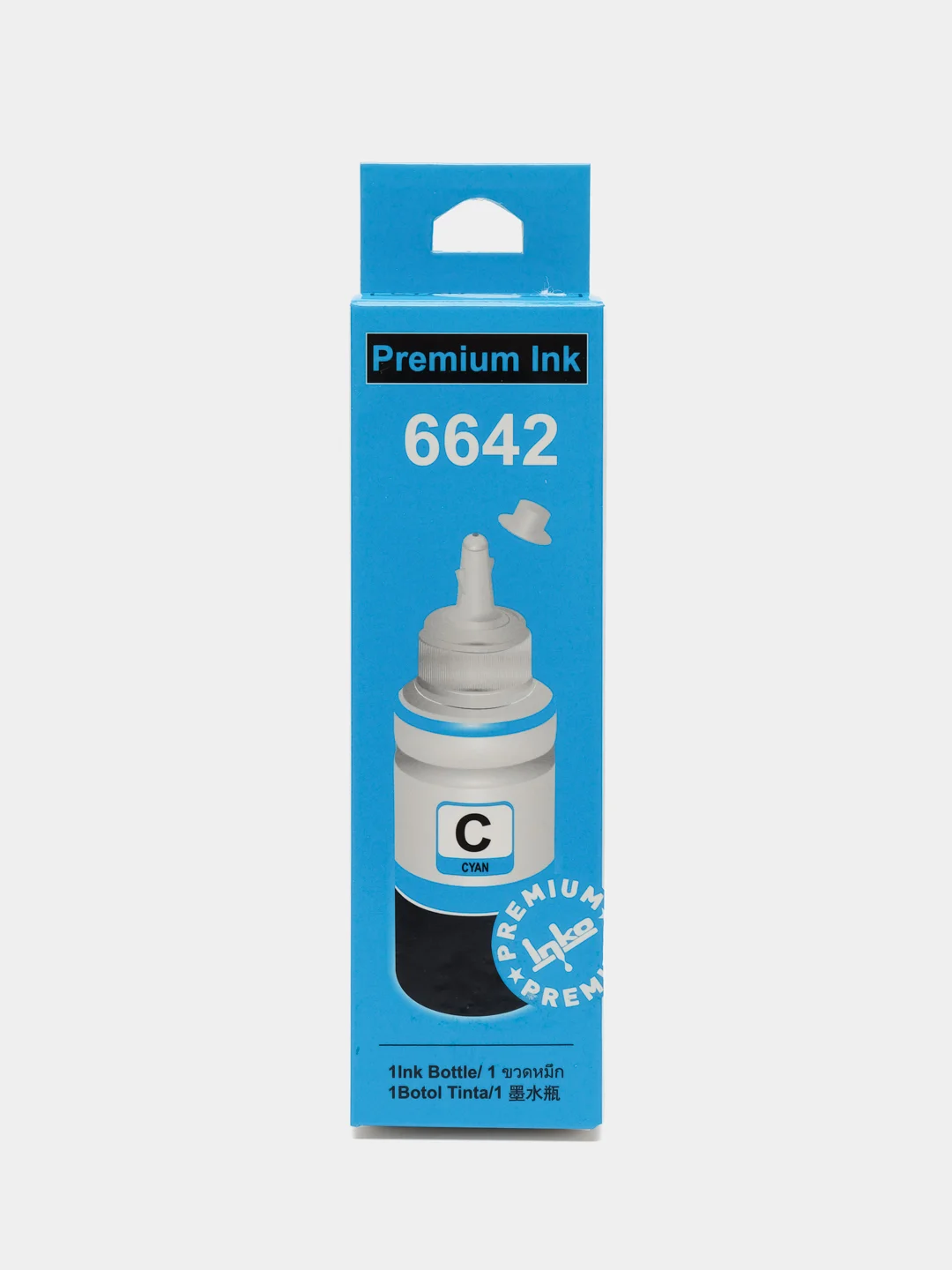 Синий чернила T664 для Epson L100, L110, L120, L200,L222, L210, L300, L350, L355 100 мл