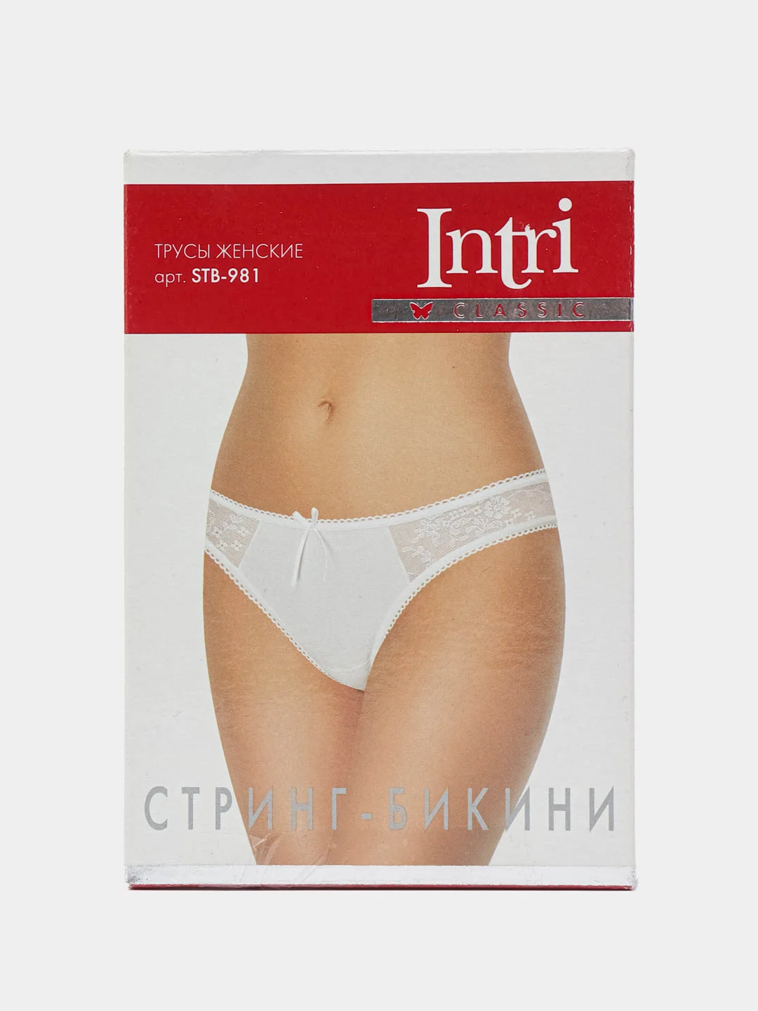 Белый трусы женские стринги