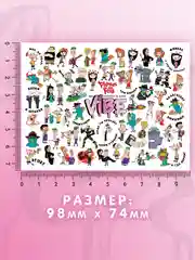 Слайдеры для ногтей VIBE Финес и Ферб 066