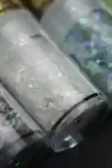 Белый блестки для дизайна ногтей