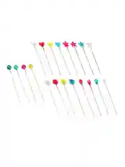 Булавки 20 штук, 5,5 см, никелированные