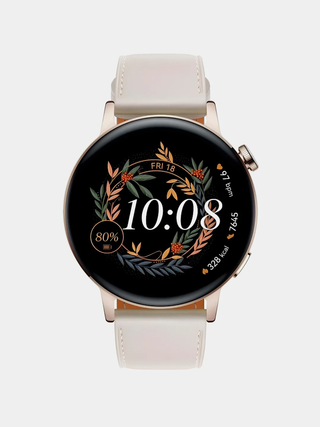 Белый умные часы Huawei Watch GT 3 Classic, MIL-B19, белые
