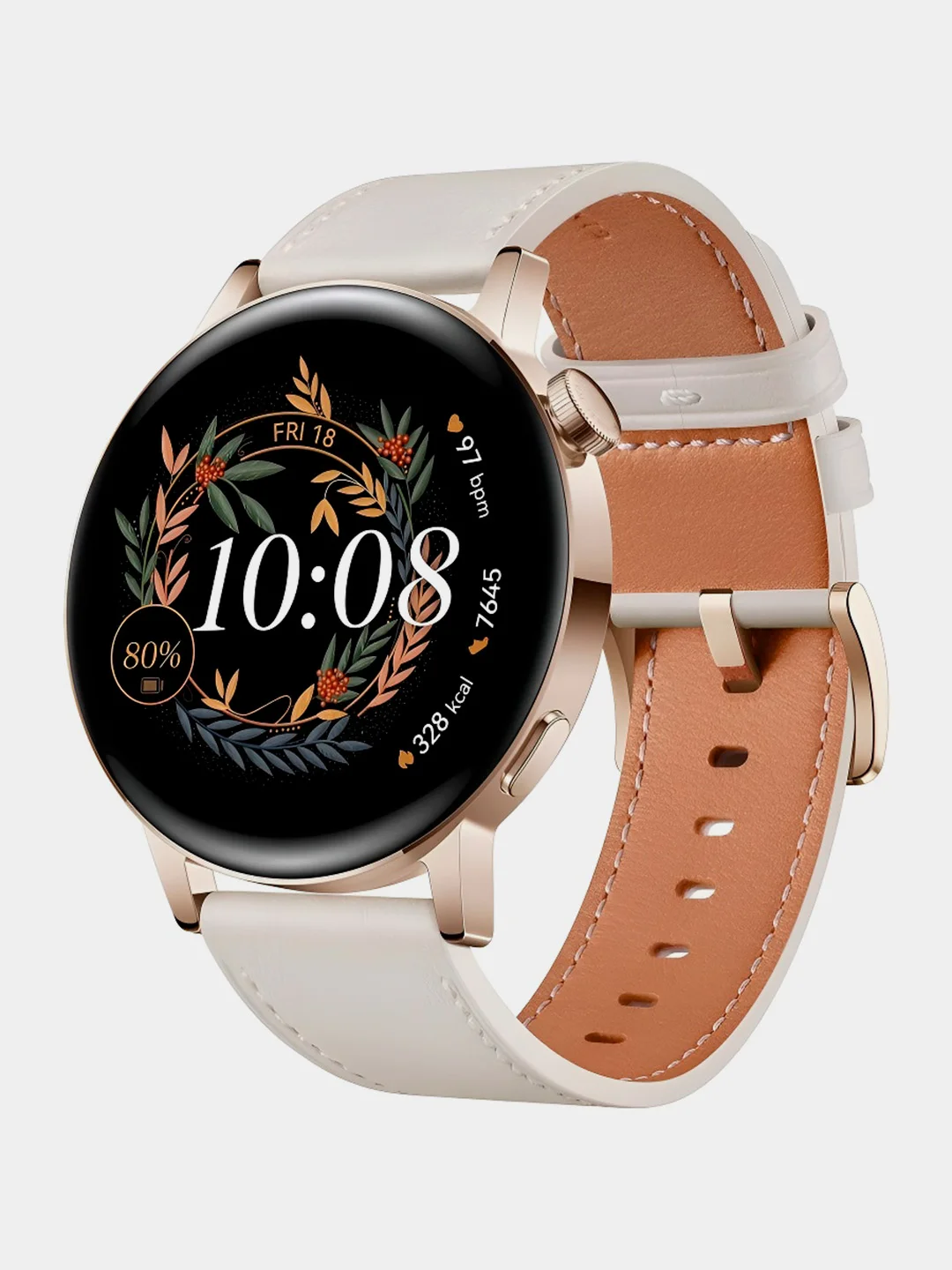 Белый умные часы Huawei Watch GT 3 Classic, MIL-B19, белые