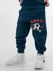 Спортивный трикотажный детский костюм свитшот брюки "Goal Индиго"