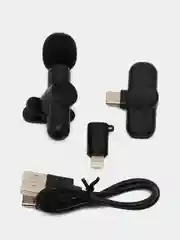 Беспроводной микрофон, петличный, для Type-C, iPhone и Android