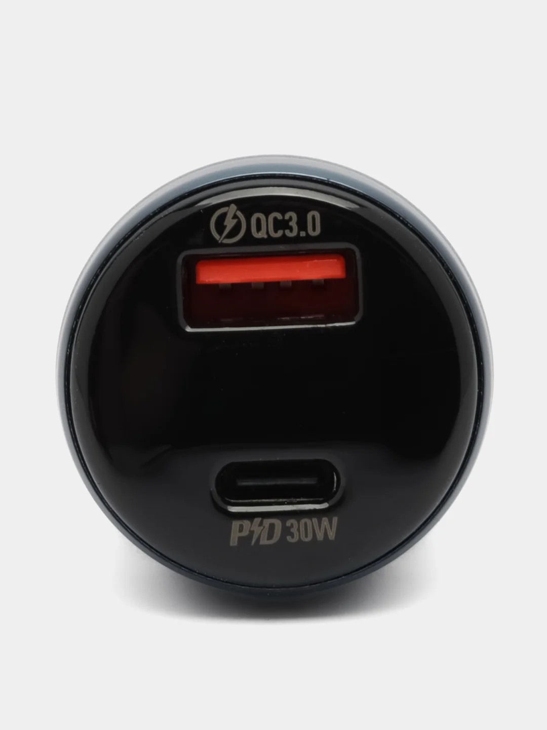 Синий автомобильное зарядное устройство HOCO Z50 Leader 1xUSB, 1xUSB-C, 3А, PD48W, QC3.0, LED