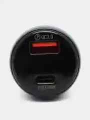 Синий автомобильное зарядное устройство HOCO Z50 Leader 1xUSB, 1xUSB-C, 3А, PD48W, QC3.0, LED