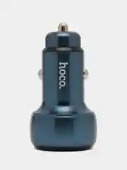Синий автомобильное зарядное устройство HOCO Z50 Leader 1xUSB, 1xUSB-C, 3А, PD48W, QC3.0, LED