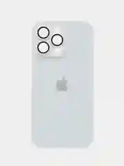 Белый чехол на айфон 13, 14, 15 16 Pro Max Plus, стеклянный, MagSafe с защитой камеры для iPhone