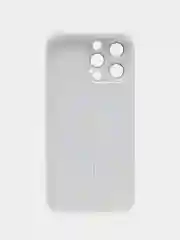 Белый чехол на айфон 13, 14, 15 16 Pro Max Plus, стеклянный, MagSafe с защитой камеры для iPhone
