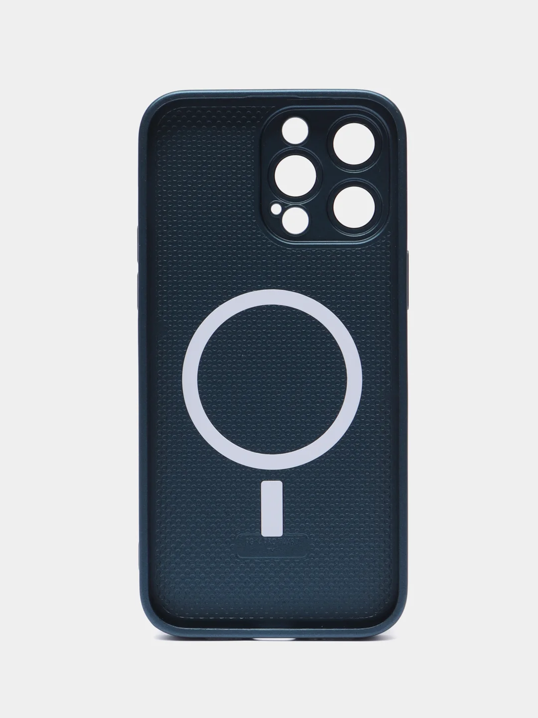 Синий чехол на айфон 13, 14, 15 16 Pro Max Plus, стеклянный, MagSafe с защитой камеры для iPhone