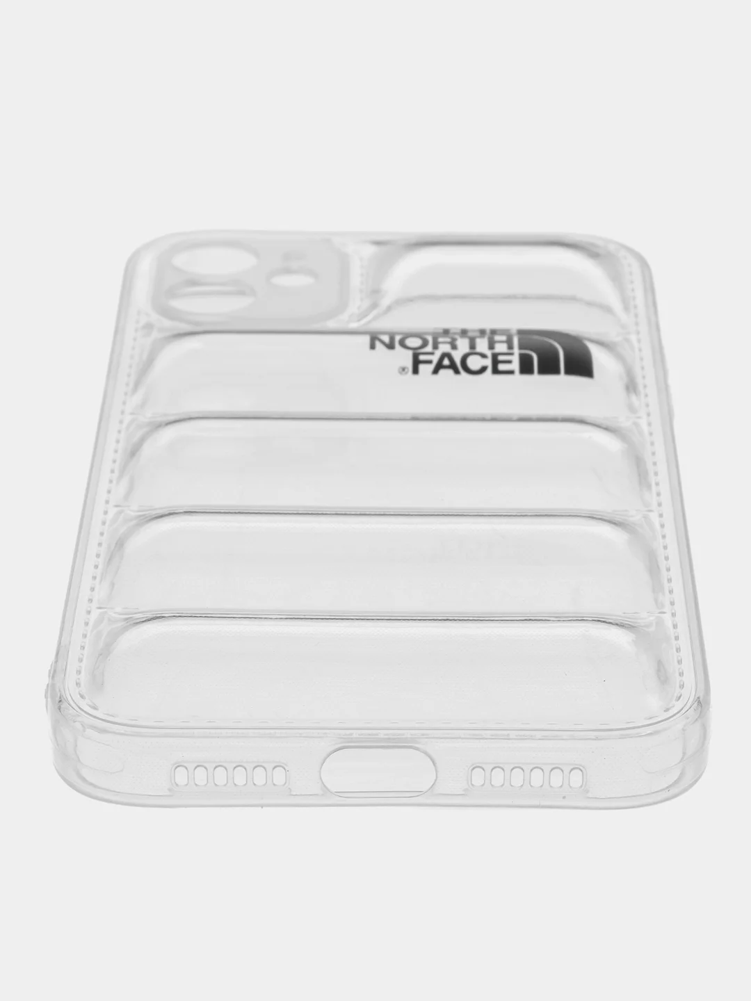 Прозрачный чехол на айфон 11 / бампер для iPhone 11 / силиконовый с принтом North FAce