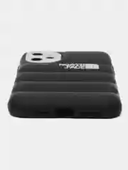 Хаки чехол на айфон 11 / бампер для iPhone 11 / силиконовый с принтом North FAce