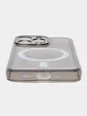 Черный чехол Premium MagSafe на iPhone 11, 12, 13, 14 Pro Max, айфон,магсейф,про макс,силиконовый