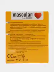 Презервативы Masculan Ribbed + Dotted №3, 2 упаковки, 6 презервативов