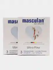 Презервативы Masculan Ultra Fine №3, 2 упаковки, 6 презервативов, особо тонкие