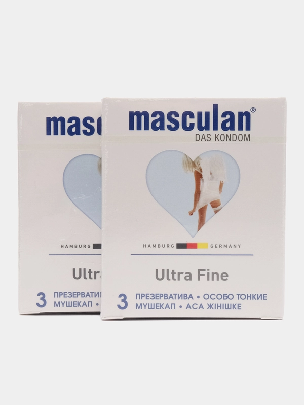 Презервативы Masculan Ultra Fine №3, 2 упаковки, 6 презервативов, особо тонкие