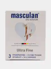 Презервативы Masculan Ultra Fine №3, 2 упаковки, 6 презервативов, особо тонкие