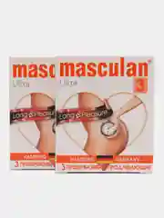 Презервативы Masculan 3 Ultra №3 Long Pleasure, 2 упаковки (6 презервативов, продлевающие)