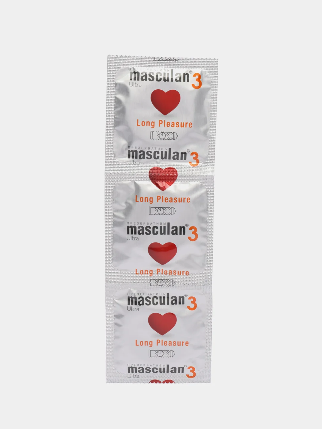 Презервативы Masculan 3 Ultra №3 Long Pleasure, 2 упаковки (6 презервативов, продлевающие)