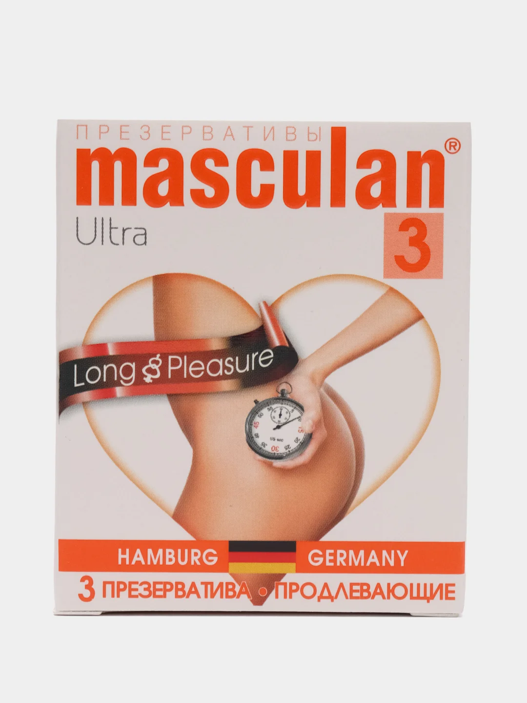 Презервативы Masculan 3 Ultra №3 Long Pleasure, 2 упаковки (6 презервативов, продлевающие)