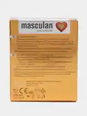 Презервативы Masculan Gold №3, 2 упаковки (6 презервативов, золотые  с ароматом ванили)