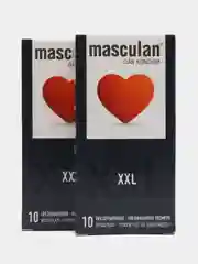 Презервативы Masculan XXL №10, 2 упаковки (20 презервативов, увеличенного размера)