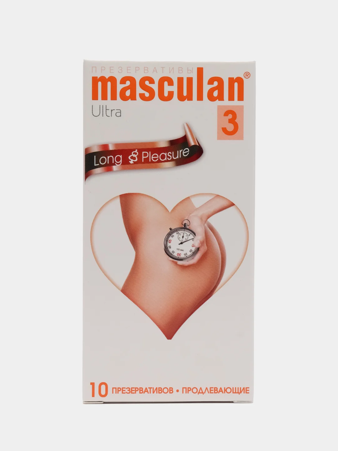 Презервативы Masculan 3 Ultra Long Pleasure №10 + смазка в подарок, 3 упаковки (30 шт.)