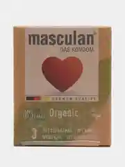 Презервативы Masculan Organic №3, 2 упаковки (6 презервативов экологичные, тонкие, веган)