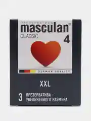 Презервативы Masculan XXL № 3, 2 упаковки (6 презервативов, увеличенного размера)