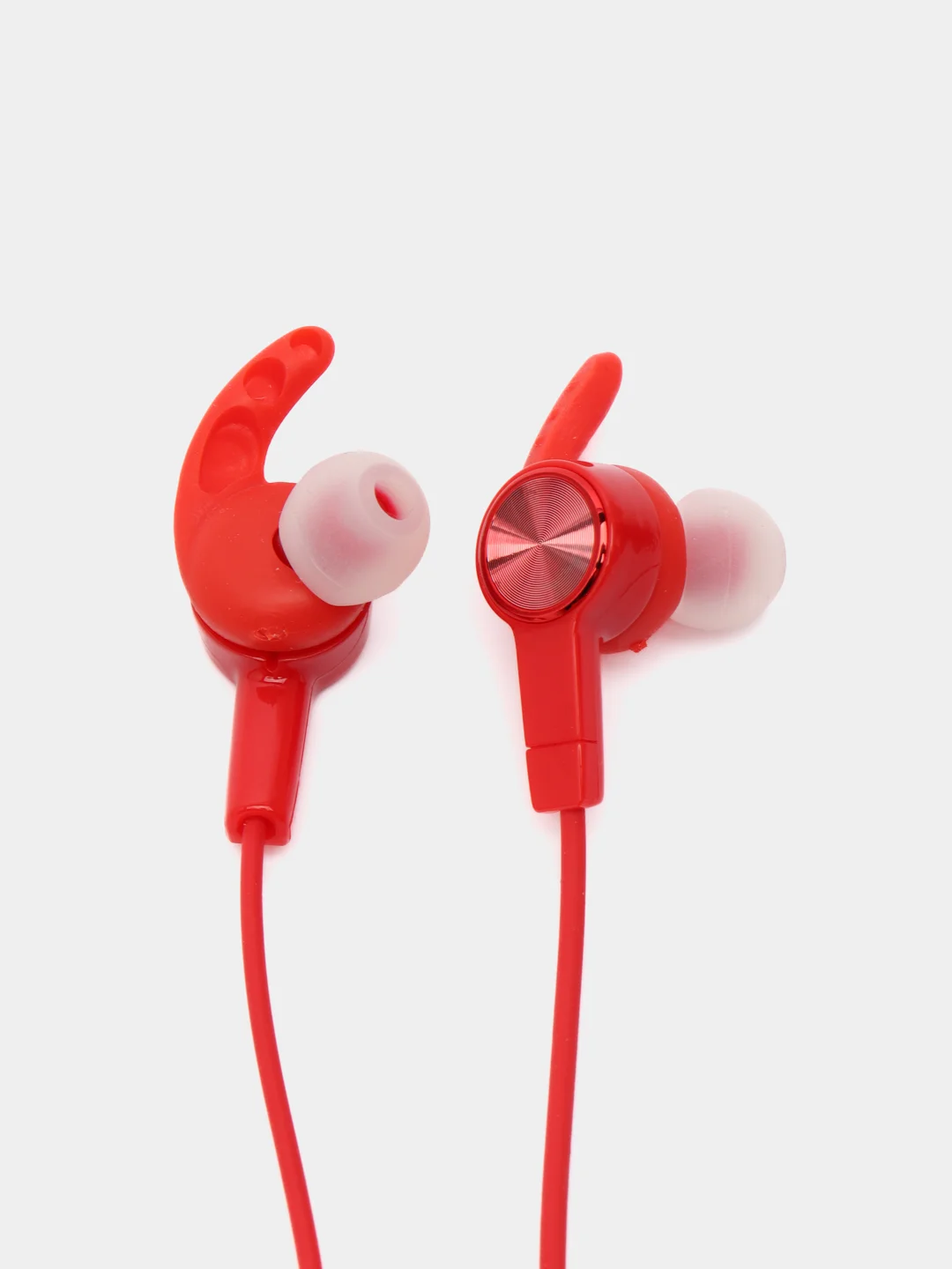 Красный bluetooth наушники Yookie K329