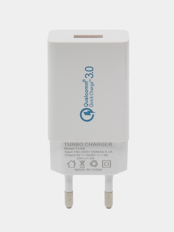 СЗУ Xiaomi USB QC 3.0 Power Adapter + Data Line с кабелем Type-C/Micro USB