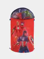 Алый складная корзина для игрушек и белья, с закрывающейся крышкой, 43 х 60 см