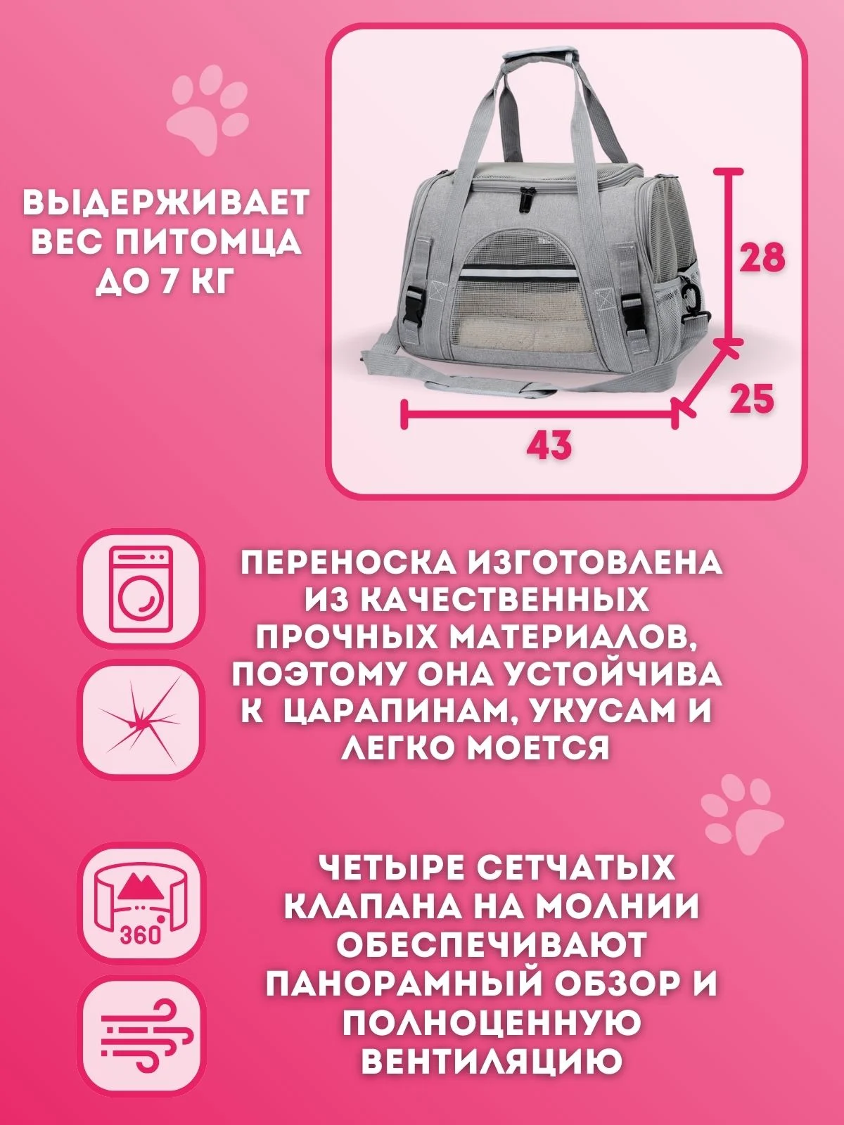 Голубой сумка переноска с лежанкой для собак и кошек, переноска дорожная для животных