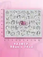 Слайдеры для ногтей VIBE Ангелы 076