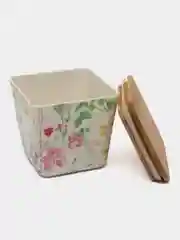 Банка для сыпучих продуктов, 11х10.5 см, с крыш, Вальс цветов, Y4-5467