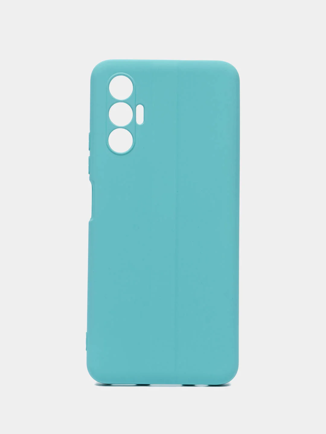 Бирюзовый чехол Tecno Pova 3 силиконовый