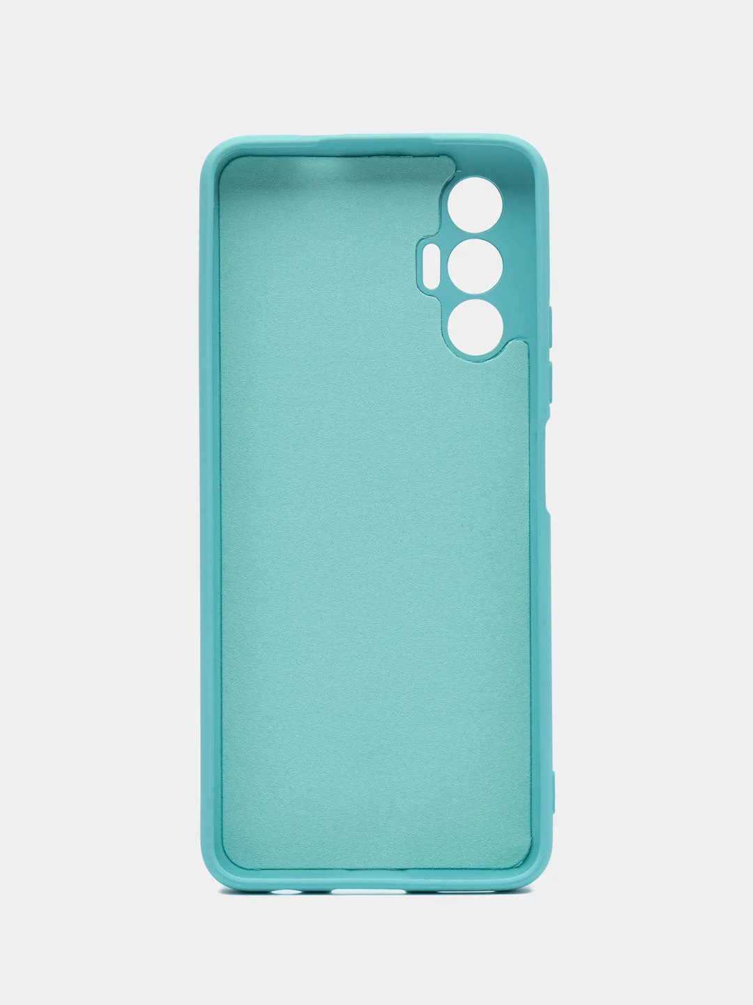 Бирюзовый чехол Tecno Pova 3 силиконовый