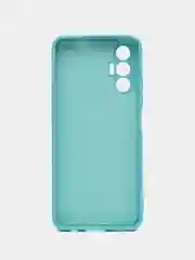 Бирюзовый чехол Tecno Pova 3 силиконовый